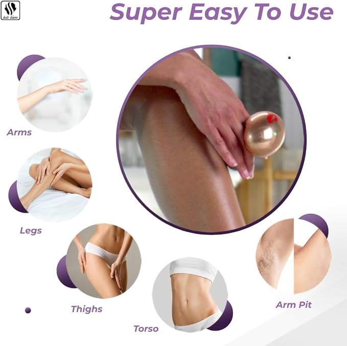 Skull Shaver Butterfly Kiss Pro (Rose Gold): Best Electric Shaver for Bikini, Leg, Body Shaving