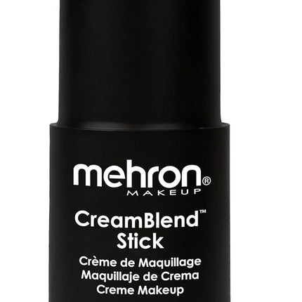 Mehron Makeup CreamBlend Stick | Face Paint, Body Paint, & Foundation Cream Makeup | Perfect for Halloween .75 oz (21 g) (Blue)
