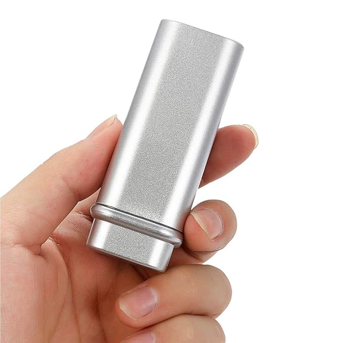 Retractable Kabuki Makeup Brushes Foundation Brush Powder Brush Blush Brush Bronzer Brush Face Blender Brush Professional Mineral Blending Buffing Portable With Cover - Silvery