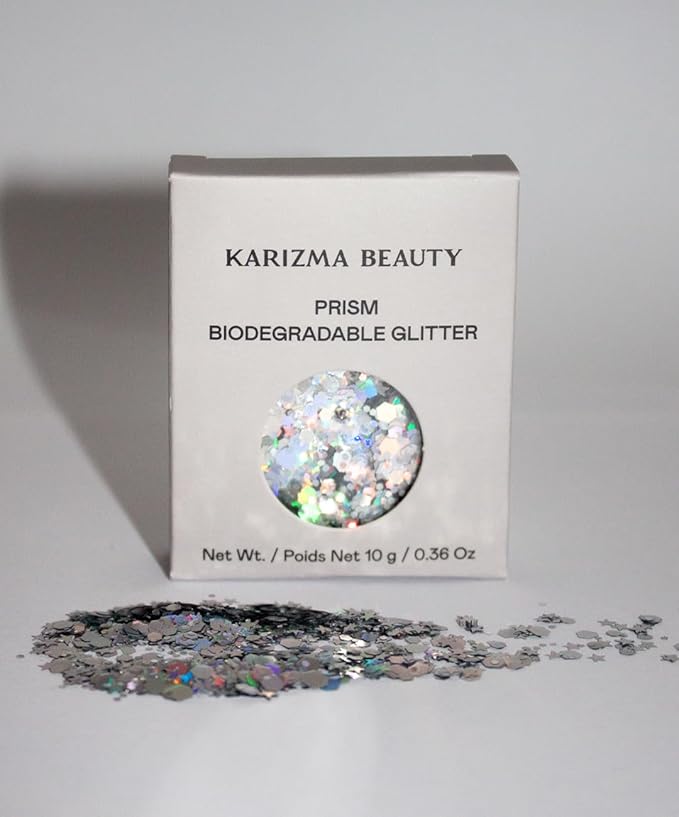 Prism Biodegradable Chunky Glitter // Karizma Beauty Bio Glitter Eco Glitter Face Glitter 10g