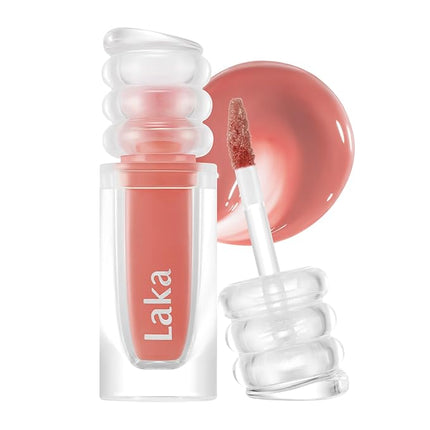 Laka Maxi Glayer Tint 3.8g/0.13oz, Glass Layer of Gloss, Ultra Glow & Vivid Layerable Pigments, High Shine Lip Oil, K-Beauty (#602 Bunny)