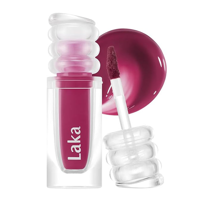 Laka Maxi Glayer Tint 3.8g/0.13oz, Glass Layer of Gloss, Ultra Glow & Vivid Layerable Pigments, High Shine Lip Oil, K-Beauty (#620 Tempo)