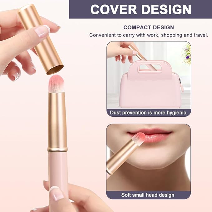 Lip Brushes, Lip Gloss Brushes, Lip Makeup Brushes, Face Brushes, Shadow Brushes, Powder Brushes, Eye Brushes，Achieve Flawless Lips With Our Lip Brushes - The Secret To Lip Makeup