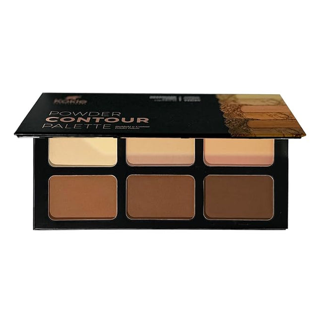 Kokie Cosmetics Powder Contour Kit, Deep/Dark, 0.96 Ounce
