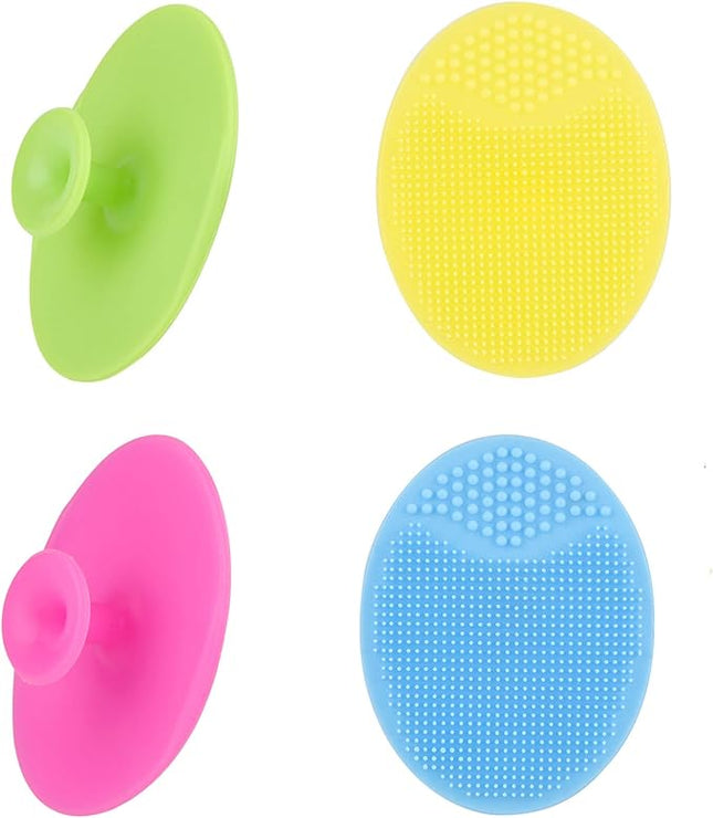 Face Scrubber,Soft Silicone Facial Cleansing Brush Pad Exfoliator Scrub Scrubby for Massage Pore Blackhead Removing Exfoliating-Unique Cool Fun Christmas Gift Present for Girl Sister Best Friend Women