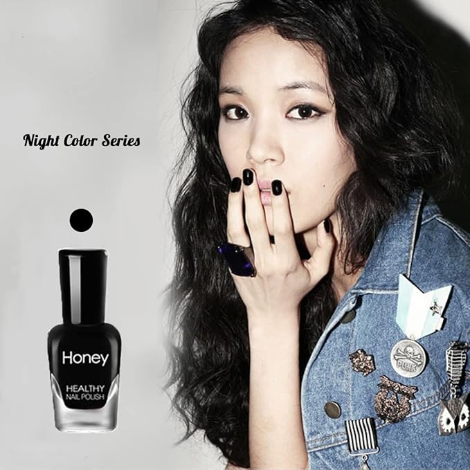 Non-Toxic Nail Polish Set, Easy Peel Off & Fast Dry, Eco-Friendly & Organic Water Based Nail Polish for Women & Teens