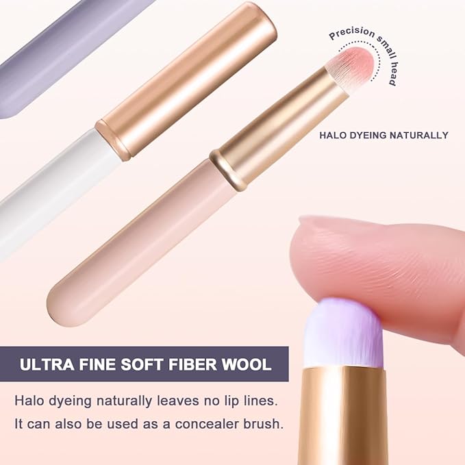 Lip Brushes, Lip Gloss Brushes, Lip Makeup Brushes, Face Brushes, Shadow Brushes, Powder Brushes, Eye Brushes，Achieve Flawless Lips With Our Lip Brushes - The Secret To Lip Makeup