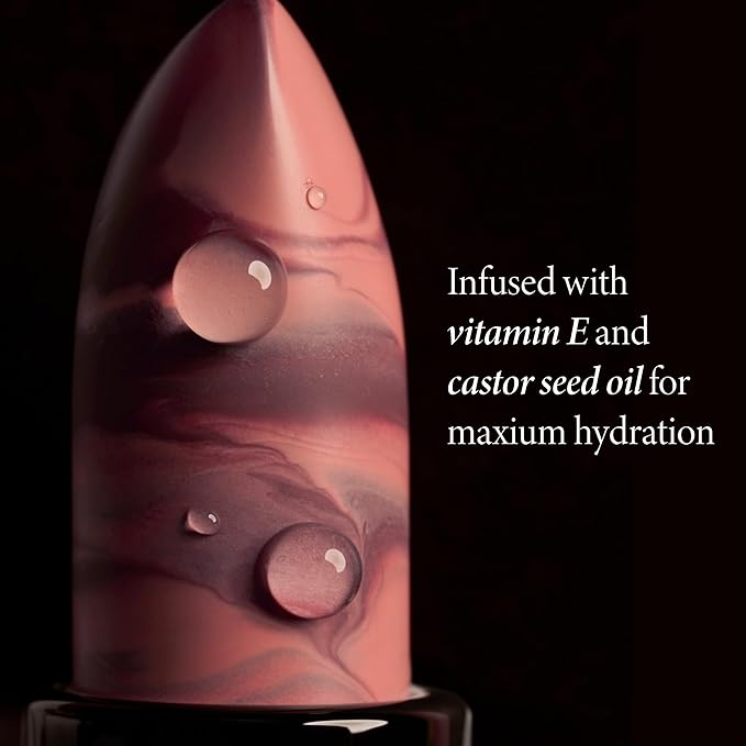 LAURA GELLER NEW YORK Italian Marble Sheer Lipstick - Berry Banana - Hydrating & Lightweight - Vitamin E & Caster Seed Oil - Cream Finish