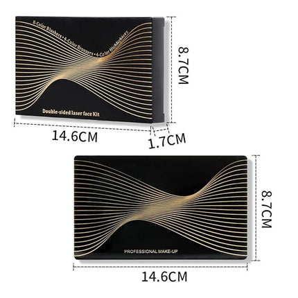 16 Colors Contour Palette Make up - Blush Highlighters Bronzer Powder All in one Makeup Palettes Contour Kit (SET2)