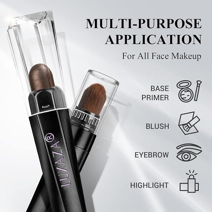 6PCS Eyeshadow Stick Makeup Sets, Brown and Grey Eyeshadow Pen,Metallic And Matte Shimmer Eye Shadow Pencil Crayon, B08-Brown Sugar