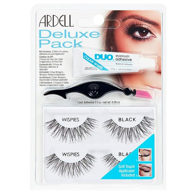 Ardell Deluxe Pack Wispies with Applicator, #68947, 0.07 Pound
