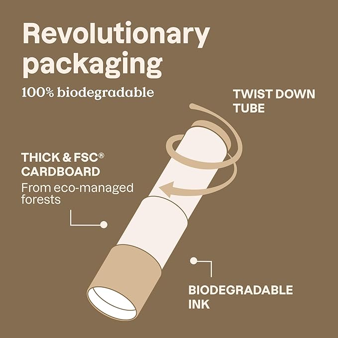 ATTITUDE Oceanly Light Coverage Under Eye Concealer Stick, Titanium Dioxide-Free, EWG Verified, Plastic-Free, Vegan & Cruelty-free Makeup, Caramel, 0.2 Ounces