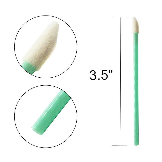 500Pcs/Set Disposable Lip Brushes Make Up Brush Lipstick Lip Gloss Wands Applicator Tool Makeup Beauty Tool Kits (Multi-colored)