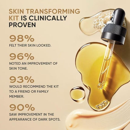 Buttah Skin Transforming Kit for Melanin Rich Skin | CocoShea Revitalizing Cream 2 oz | Vitamin C Serum 1 oz | Buttah Cleanser 3.4 oz | Black Owned Skincare