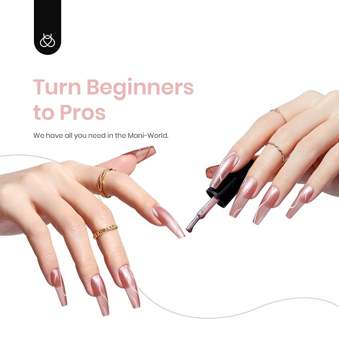 beetles Gel Nail Polish 6 Colors, Pink Champagne Glitter Gel Nail Kit Old Money Collection Nude Pink Cream Color Soak Off UV LED Nail Polish Manicure Kit for Women Girls Back to School Nails