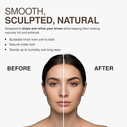 Palladio Brow Pomade Waterproof, 24 Hour Wear, Smudge Proof and Sweat Resistant Formula, Super Creamy Formula Glides on And Helps to Fill in Brows for a Dramatic, Defined, Flawless Look (Medium Brown)