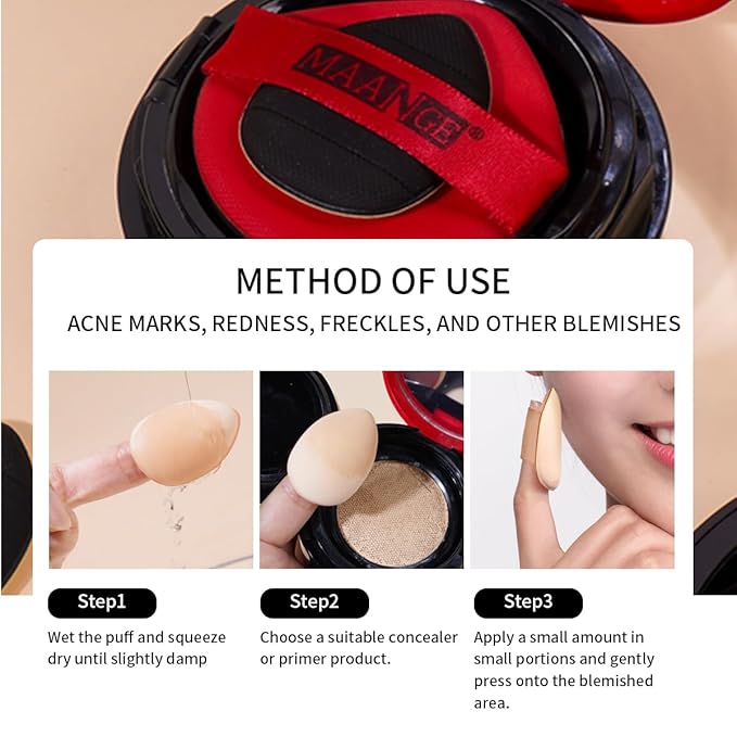 MAANGE 30pcs Professional Makeup Brush Set With Velvet Bag&5pcs Beauty Blender&2pcs Makeup Remover Puff&5pcs Triangle Powder Puff&3pcs Mini Thumb Puff&Toiletry Bag&2pcs Cleaning Mat (Blacksliver)