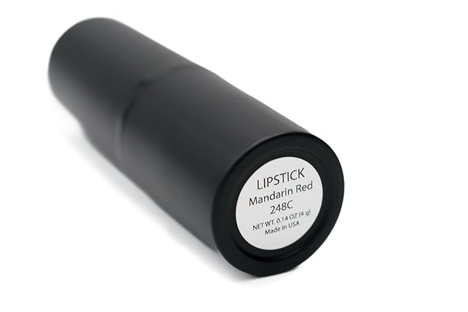 Mandarin Red Bright Lipstick Color Moisturizing Paraben Free, No Animal Testing & Cruelty Free Lip Makeup Color