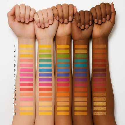 K'APEINE Colorful Eyeshadow Palette, 40Colors Makeup Eyeshadow Matte Metallic Shimmer Pearl Glitter Eye Shadow Rainbow Color Makeup Kit for Women Girls