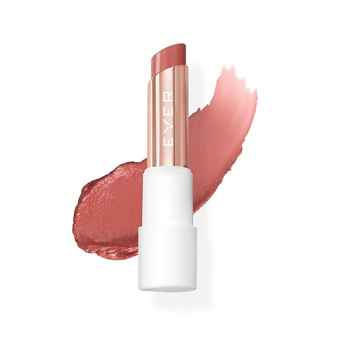 EVER SMOOTH Peptide Lip Therapy Collagen Balm – PETAL Soft Neutral Pink Tint, Coconut, Argan & Camellia Oils, Peptides & Shea Butter, Vegan & Cruelty-Free Lip Nourishment