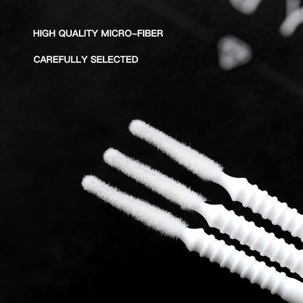 i-Laesh 400 Pcs Lashes Disposable Micro Applicators Brush, Microswabs for Eyelash Extensions, Lint Free Micro Brushes