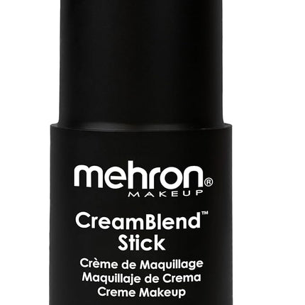 Mehron Makeup CreamBlend Stick | Face Paint, Body Paint, & Foundation Cream Makeup | Perfect for Halloween .75 oz (21 g) (Ogre Green)