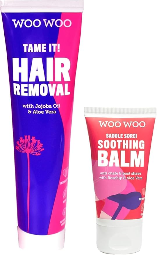 Tame It! Hair Removal Cream 100ml, Jojoba Aloe Vera - Saddle Sore! Soothing Moisturising Balm 50ml, Chamomile Rosehip Oil