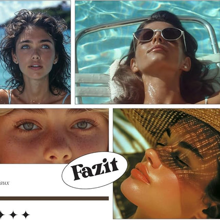 Fazit Makeup Patches - Faux Freckles - Glow Up Make-Up Patches - Cute Glitter Makeup Accessories For Women - Cosmetic Glitter For Face