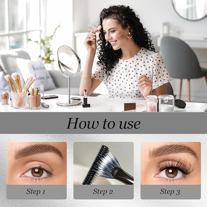 Folding Angle Scalloped Lash Brush, Mascara Fan Brush for Lashes Eyelash Separator Tool, Eye Makeup Fan Brushs Eyelash Comb for Upper Lower Eye Lash (5pcs)