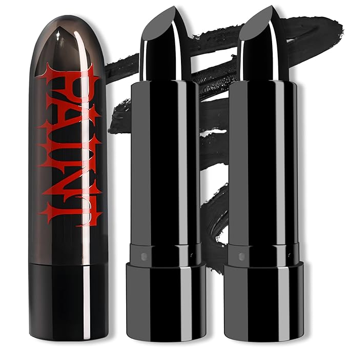 2 Pcs Black Face Paint Stick Eye Black Football Softball Baseball Lacrosse Sports Eyeblack Battle Paint Halloween Body Paint Makeup Cosplay SFX Costume Party Waterproof Face Painting Kit