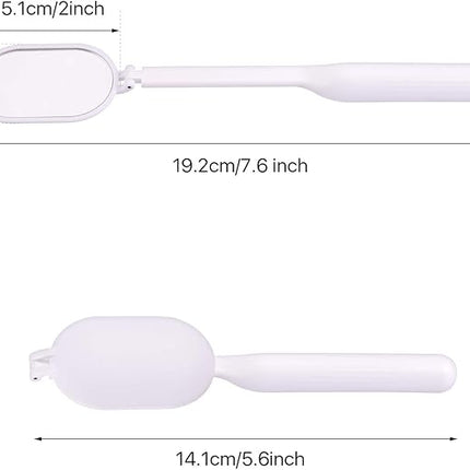 Pretty memory Foldable Lash Mirror, 270° Free Rotation, Lightweight Makeup Mirror for Eyelash Extensions Supplies (White)