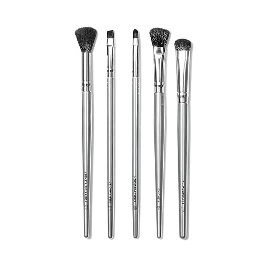 e.l.f. Smoky Eye Brush Kit, 5-Piece Makeup Brush Kit For Creating A Smoky Eye Look, Apply & Blend Eyeshadow, Vegan & Cruelty-Free