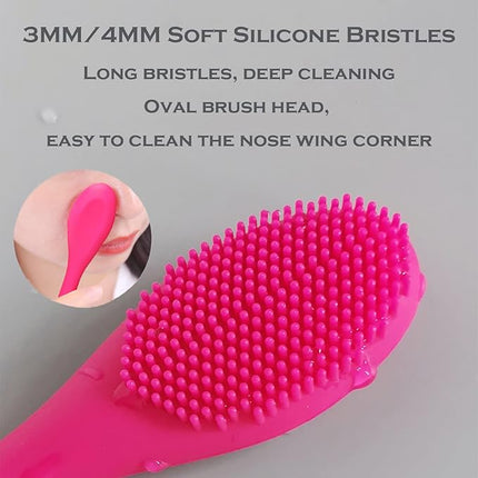 Silicone Facial Cleansing Brush Pores Cleaner,Remove Blackhead,Remove Acne,Face Massager,Applicator,Spatula,Mud Mask,DIY,Cream,Face Washing Clean,Body Lotion