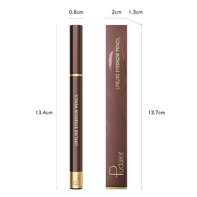 2 Pack Eyebrow Pen, Waterproof Microblading Eyebrow Pencil, 4 Tip Precise Eye Brow Makeup Pen for Women to Effortlessly Create Hair Like Natural Brows, Non Dry Out and Last All Day (Blonde)