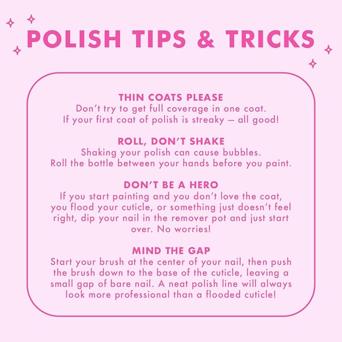 Olive & June Long Lasting Nail Polish | Plump, Gel-Like Finish No Lamp Needed | Lasts up to 10 days | Salon-Quality at Home | 15-Free, Vegan Cruelty-Free Chip-Resistant | Pink Goldfish Pink Iridescent