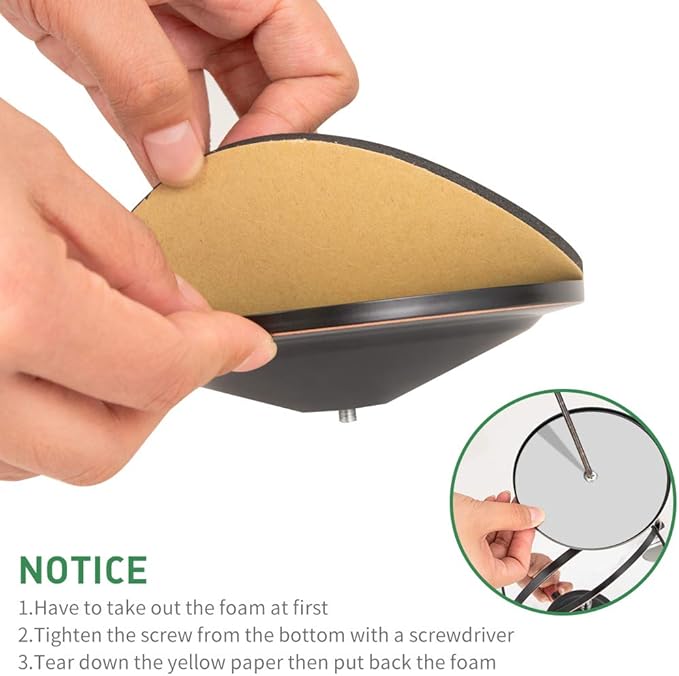 Nicesail Tabletop Magnifying Makeup Mirror with 10X Magnification, Double-Side Magnified Mirror, 360 Swivel Cosmetic Mirror for Table Desk Bathroom Vanity, No Light Oil Rubbed Bronze (8 Inch, 10X)