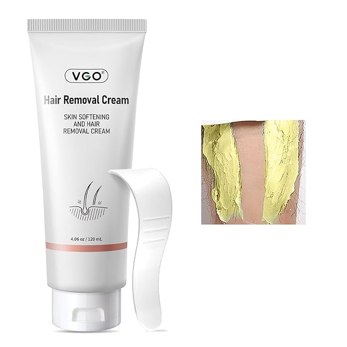 VGO Painless Bikini Gel for Women & Men, Unwanted Hair Removal for All Skin Types, 120ml / 4.06oz