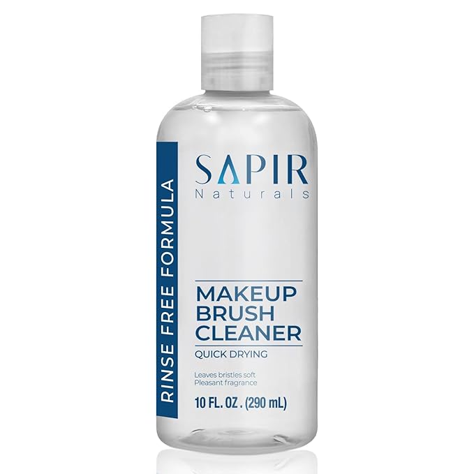 Premium Makeup Brush Cleaner Liquid 10 oz (290 mL) - Ultimate Makeup Brush Cleaner Solution for Cosmetic Brushes - Bare Essentials