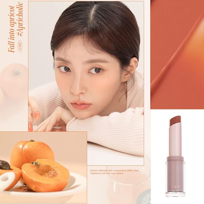 BBIA Ready To Wear Water Lipstick – Sheer Long-Lasting Lip Gloss Stick, Glowy & Glossy Texture, Moisturizing, Transparent & Buildable Color, Natural Tinting, Korea Lip Makeup (04 - WET APRICOT)