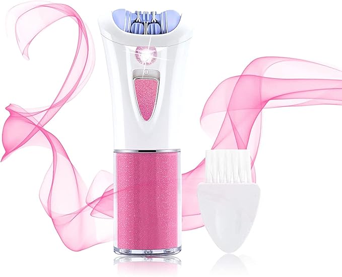 Glabrouse Skin Epilator, Epilators Hair Removal for Facial, Epilators with LED Light, Cordless Hair Removal Device, Epilator for Women, Facial Hair Removal for Bikini Arm Legs Armpits