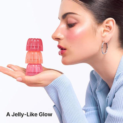 Dasique Chewing Glow Pot #11 Peony Gummy 0.14 oz | Buildable & Variety of Colors | Bouncy Texture | Dewy Jelly Glow | K-beauty