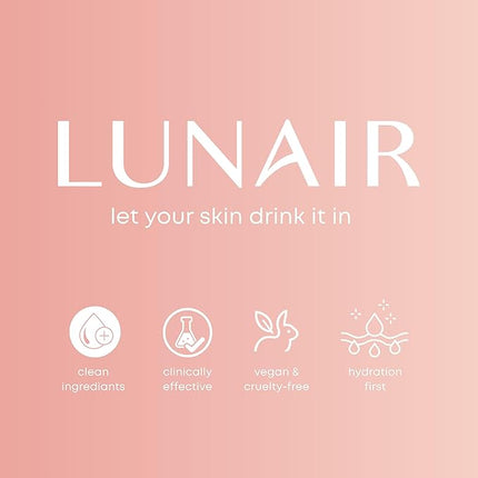 Lunair Collagen Hydrogel Face Mask with Microhole Technology – Firming, Hydrating & Brightening Sheet Mask for Glass Skin, Plumps & Boosts Elasticity (5 Sheets)