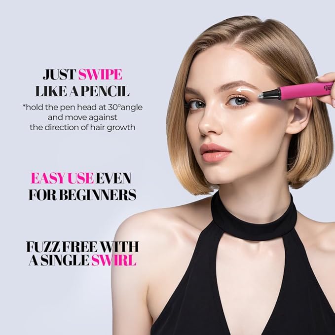 Gorilla Technique Facial Hair Removal for Women, Painless 2 in 1 Eyebrow Razor & Facial Hair Remover for Upper Lip, Chin & Peach Fuzz for Smooth Skin, K-Beauty Inspired Korean Skin Care