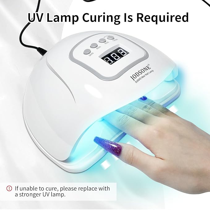 JODSONE 10ML Top Coat Gel Polish High Gloss Shine Finish Long Lasting Gel Nail Polish Professional Manicure Home DIY No Wipe Need U V Lamp Curing