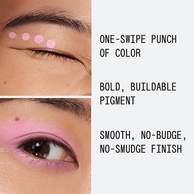 about-face Matte Fluid Eye Paint On Pointe – High-Pigment Liquid Eyeshadow, Long-Lasting, No-Budge Matte Finish, Vegan & Cruelty-Free (Baby Pink)