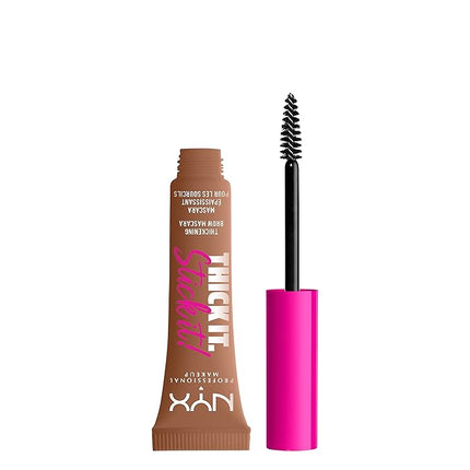 NYX PROFESSIONAL MAKEUP Thick It Stick It Thickening Brow Mascara, Eyebrow Gel - Auburn
