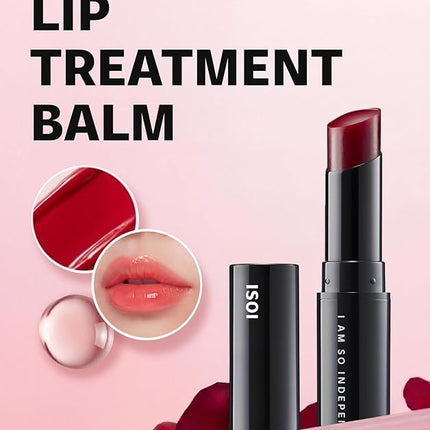 ISOI Bulgarian Rose Lip Treatment Balm (Berry Rose) – Hydrating & Tinted Lip Balm for Dry Lips, Korean Skincare (0.18 oz, 5g)