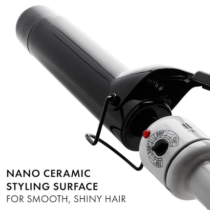 Hot Tools Pro Artist Nano Ceramic Curling Iron/Wand | For Smooth, Shiny Hair (1-1/2” in)