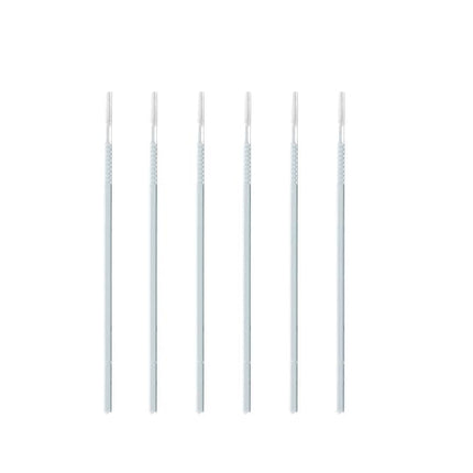 i-Laesh 200pcs Micro Brushes - Microswabs for Eyelash Extensions - Ideal for Eye, Dental, Lash, Eyebrow, and Makeup Care - Pro Grip Replacement - Pale Blue