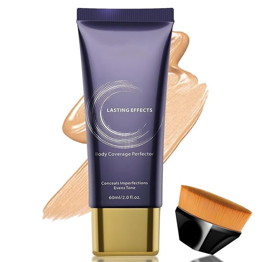 Body Coverage Perfector - Waterproof Leg & Body Makeup, Tattoo Cover Up, Natural Radiance, Sweatproof & Transfer-Resistant (01)